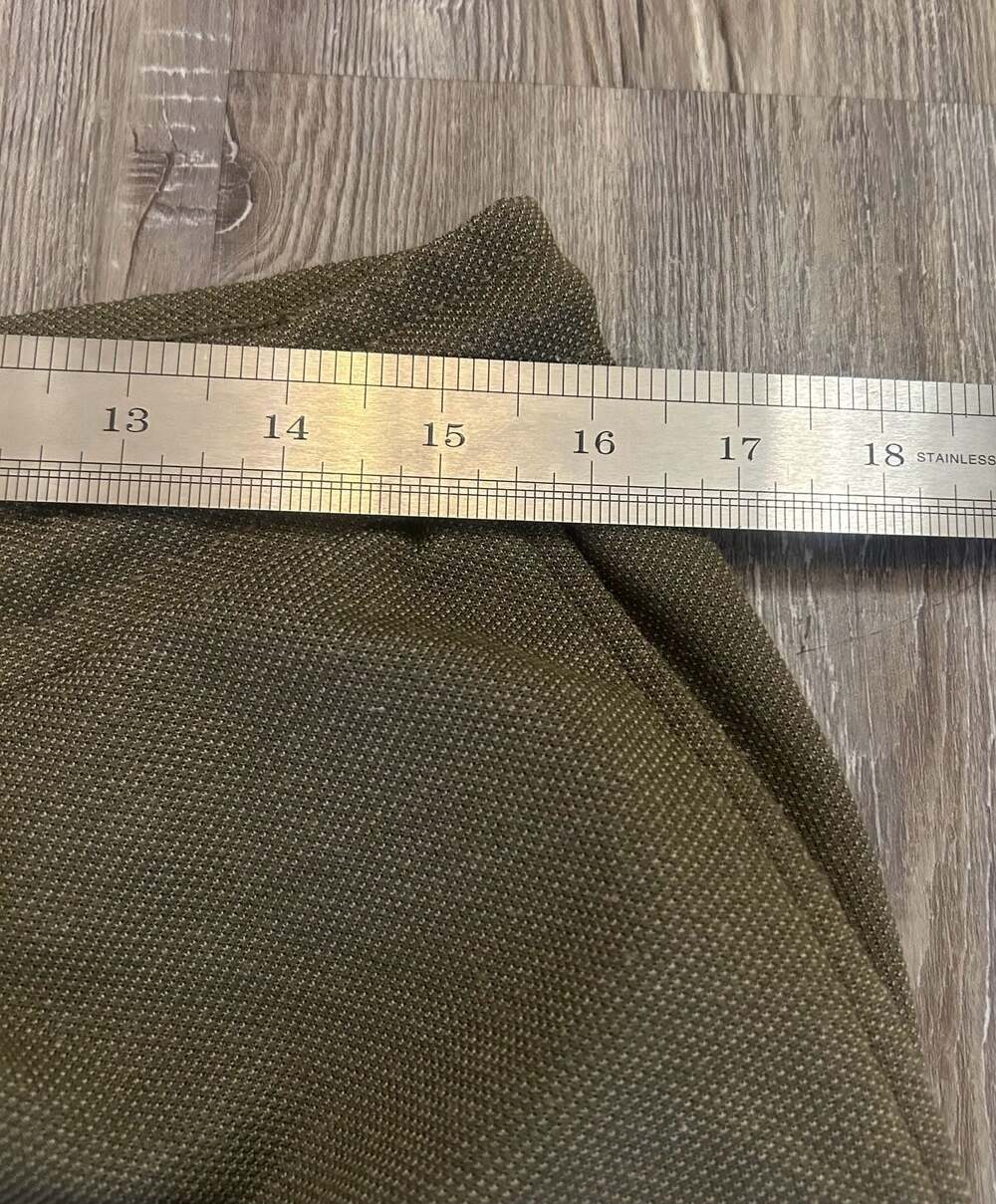 ZARA Men's Olive Green Drawstring Cuffed Shorts Size L - Picture 4 of 6